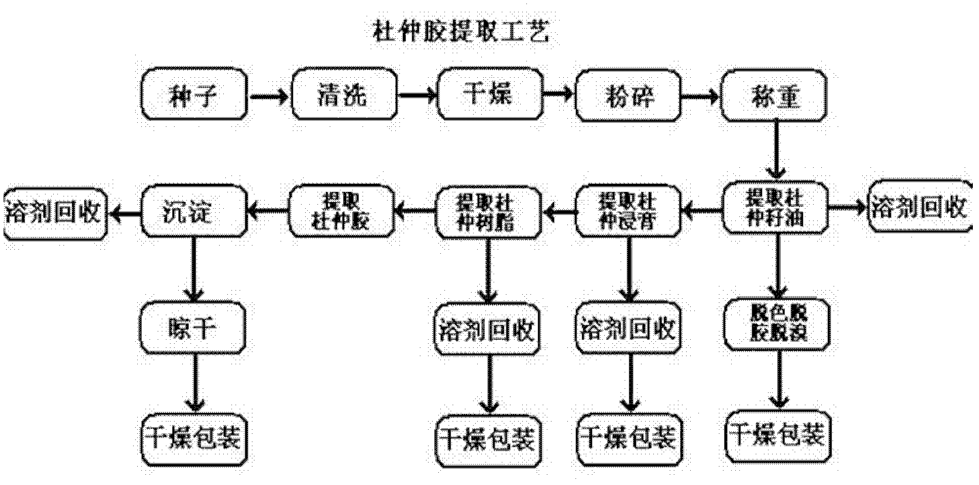 Method for circularly and continuously extracting eucommia gum, eucommia seed oil, eucommia extractum and eucommia resin from eucommia seeds