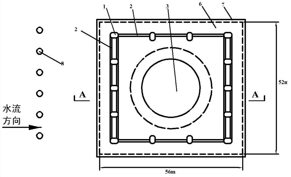 Safety device for crossing tower and anchor tower of power transmission line