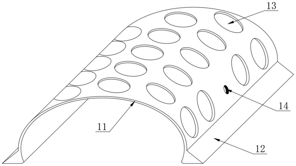 Hemangioma patient postoperative care device for vascular surgery