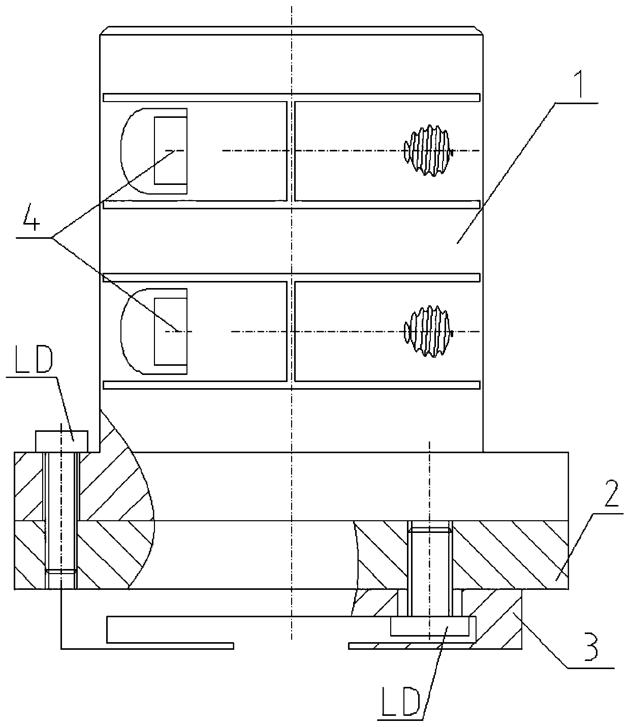 Round rod clamping method and corresponding Macro or Mini conversion clamp of same and clamp application method