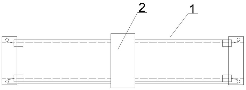 Outer sleeve movable type suspension tunnel pipe joint