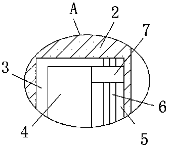 Bag pushing device with strapping machine head