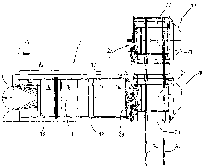 Method and device for the wet treatment of items to be washed