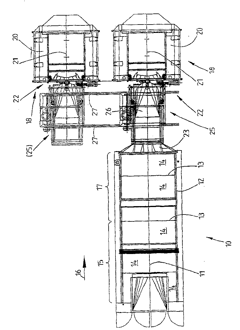 Method and device for the wet treatment of items to be washed