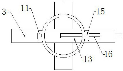 Grading ring rotary sanding positioning mechanism