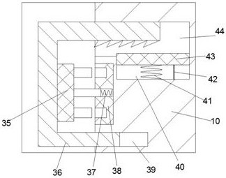 A fixed mounting base capable of detecting abnormal power failure of a motor