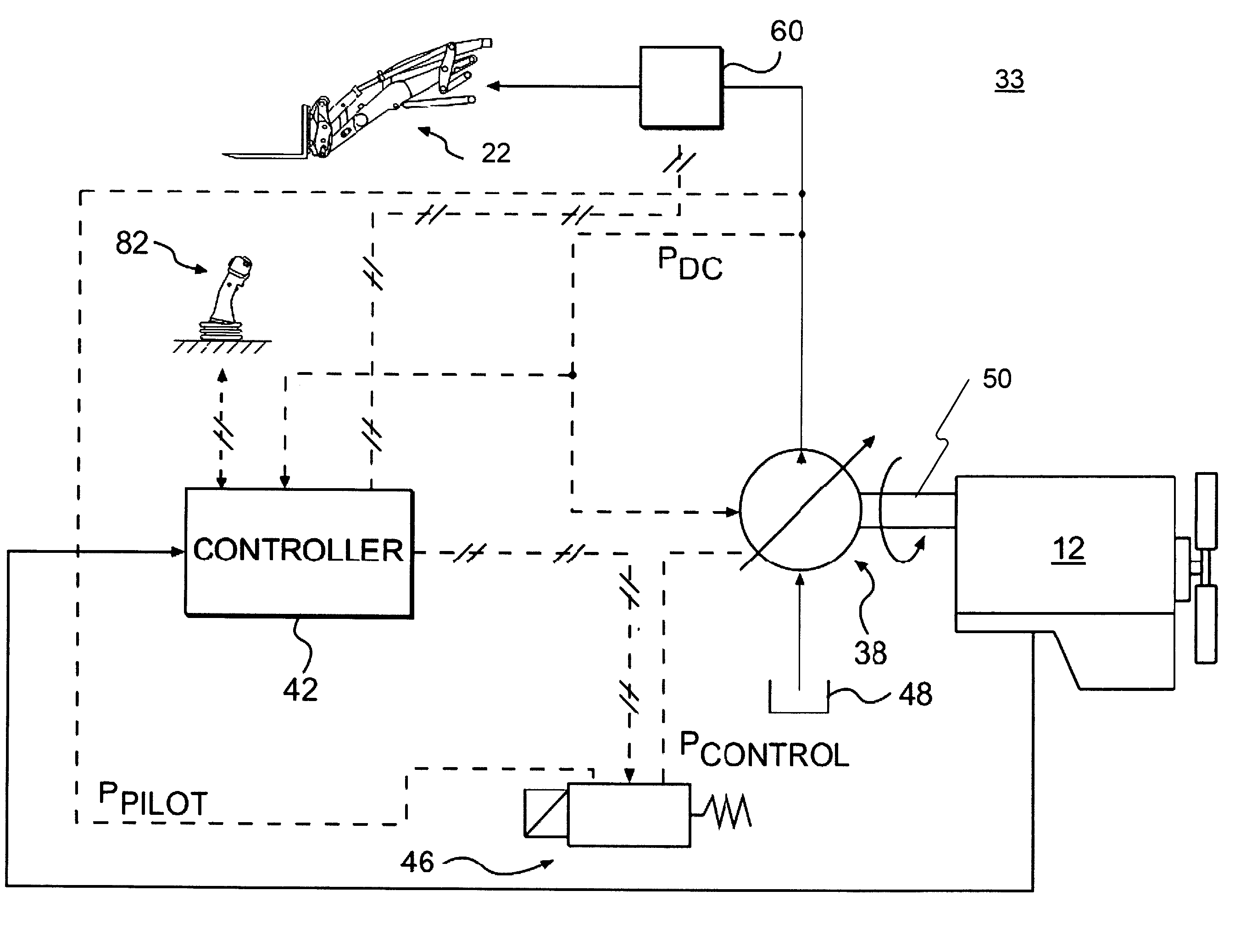 Method and system for limiting torque load associated with an implement