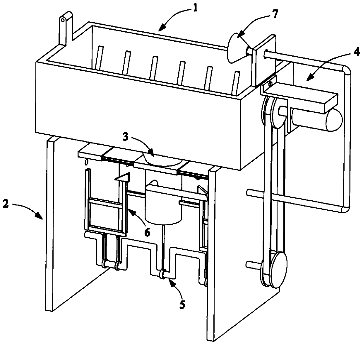 Textile slurry preparation device avoiding slurry sinking to bottom