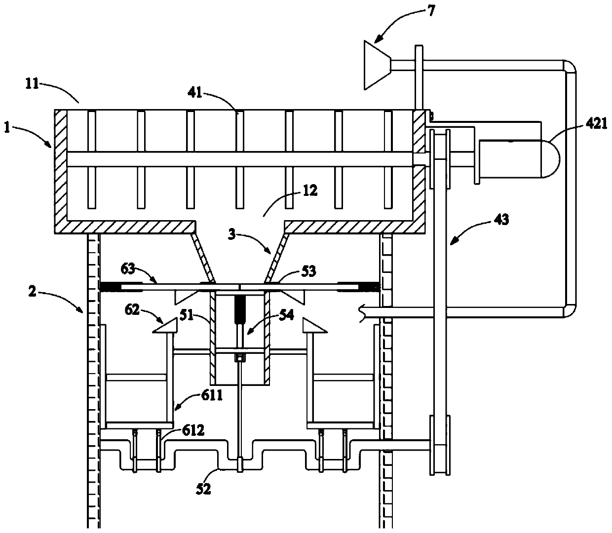 Textile slurry preparation device avoiding slurry sinking to bottom