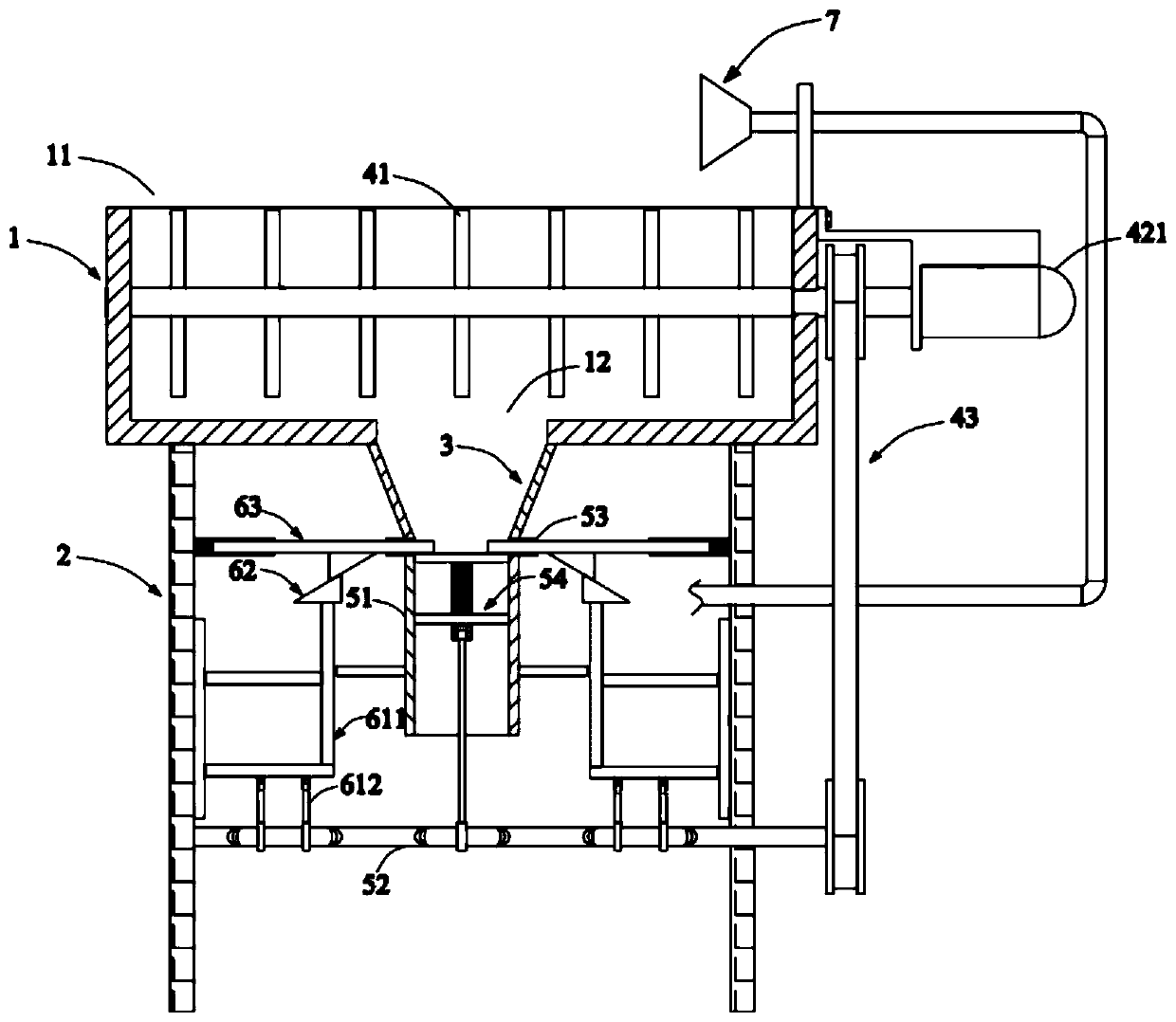 Textile slurry preparation device avoiding slurry sinking to bottom