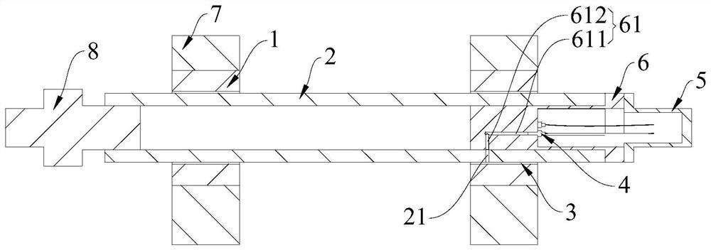 Gas film pressure measuring device