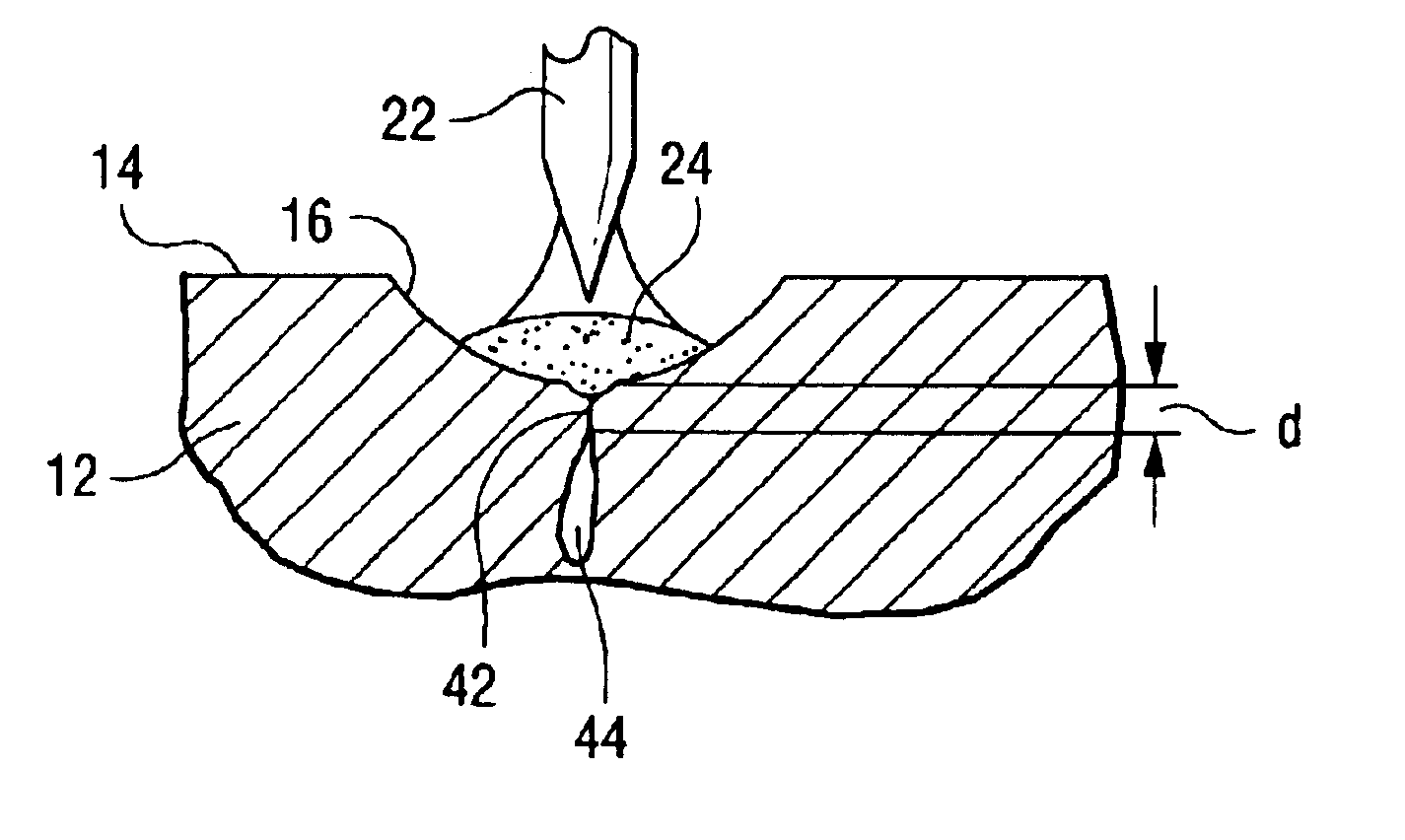 Fusion-welding of defective components to preclude expulsion of contaminants through the weld