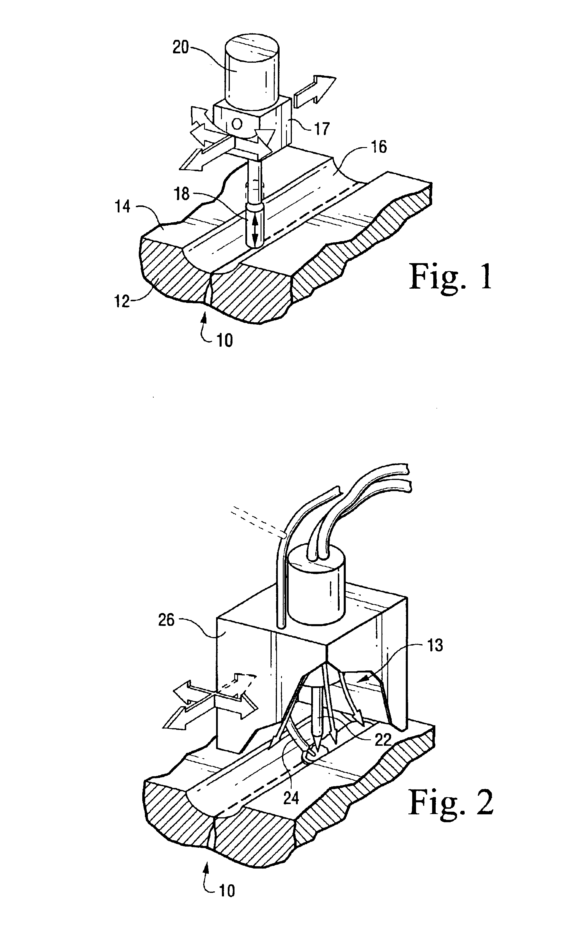 Fusion-welding of defective components to preclude expulsion of contaminants through the weld