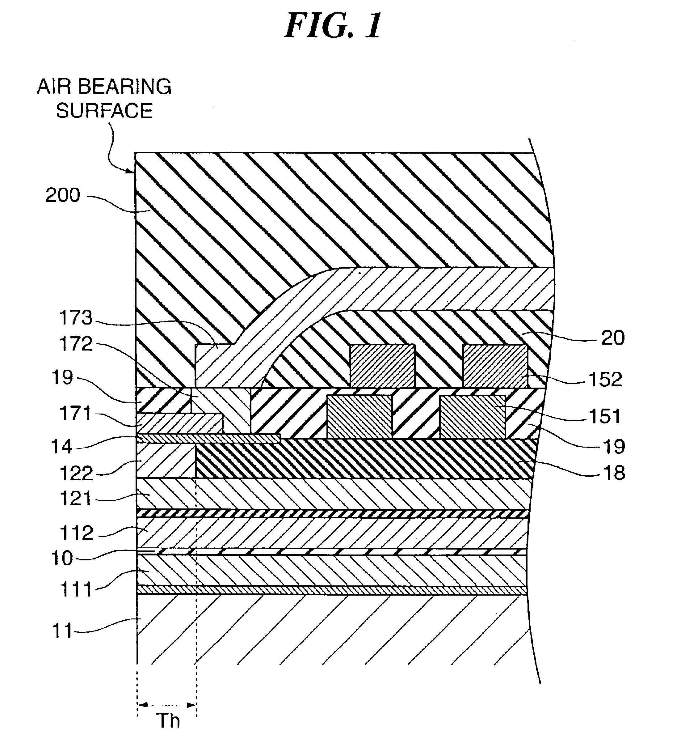 Thin film magnetic head having multiple layered films determining track width imbedded in an insulating film and method of manufacturing the same