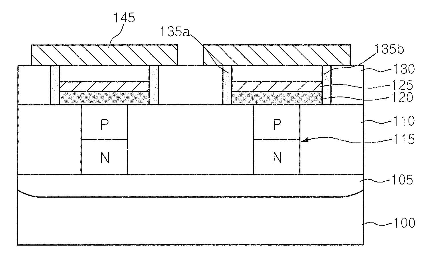 Phase change memory device having a reduced contact area and method for manufacturing the same