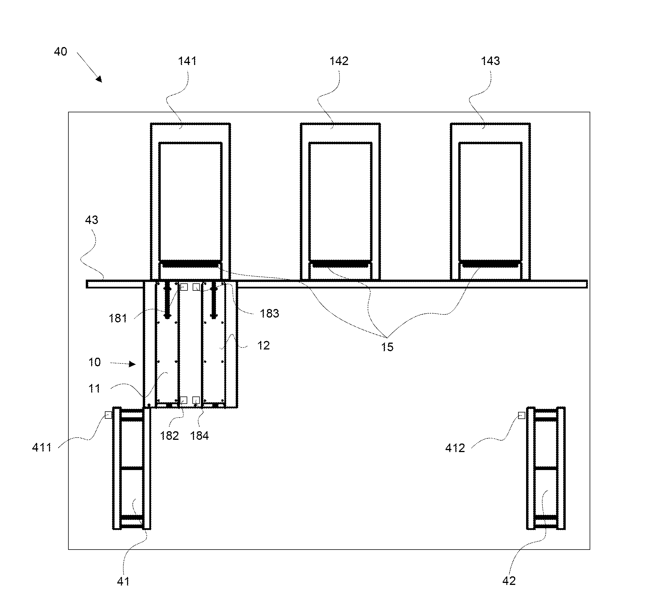 Sterlizing system, and loading/unloading device therefor