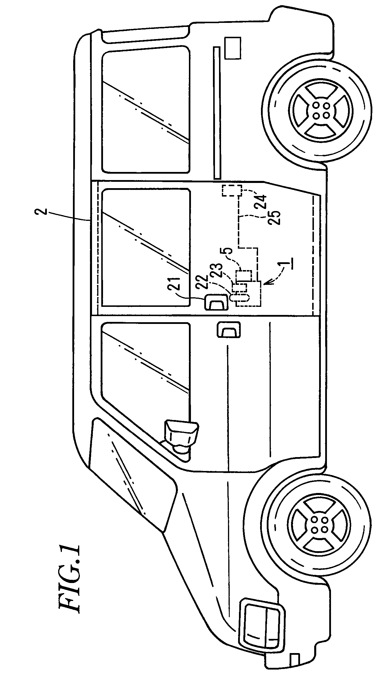 Operating device of a door latch in a vehicle