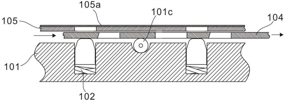 Explosion door of micro-positive pressure flue gas and air system