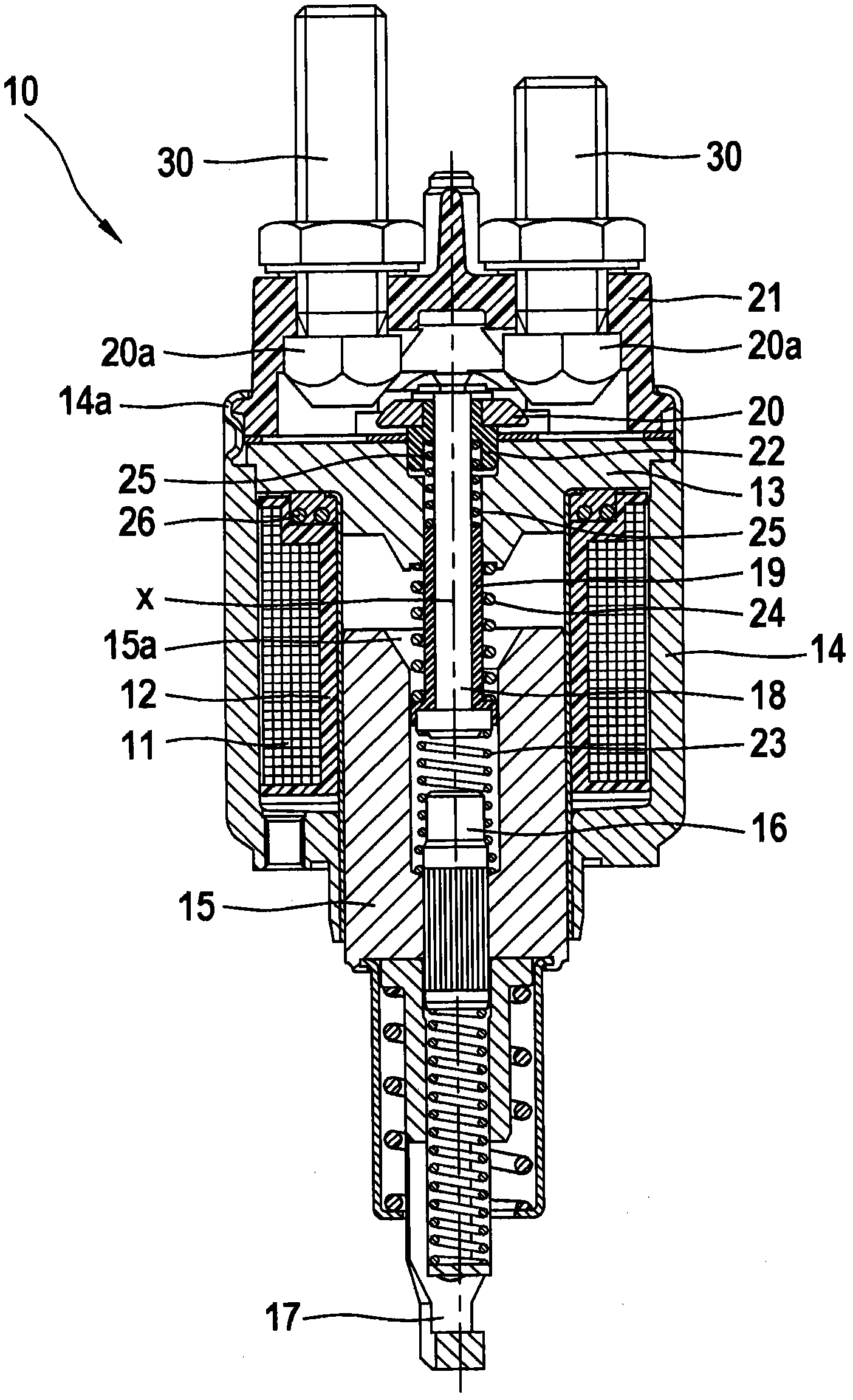 Engaging relay for starters of internal combustion engines