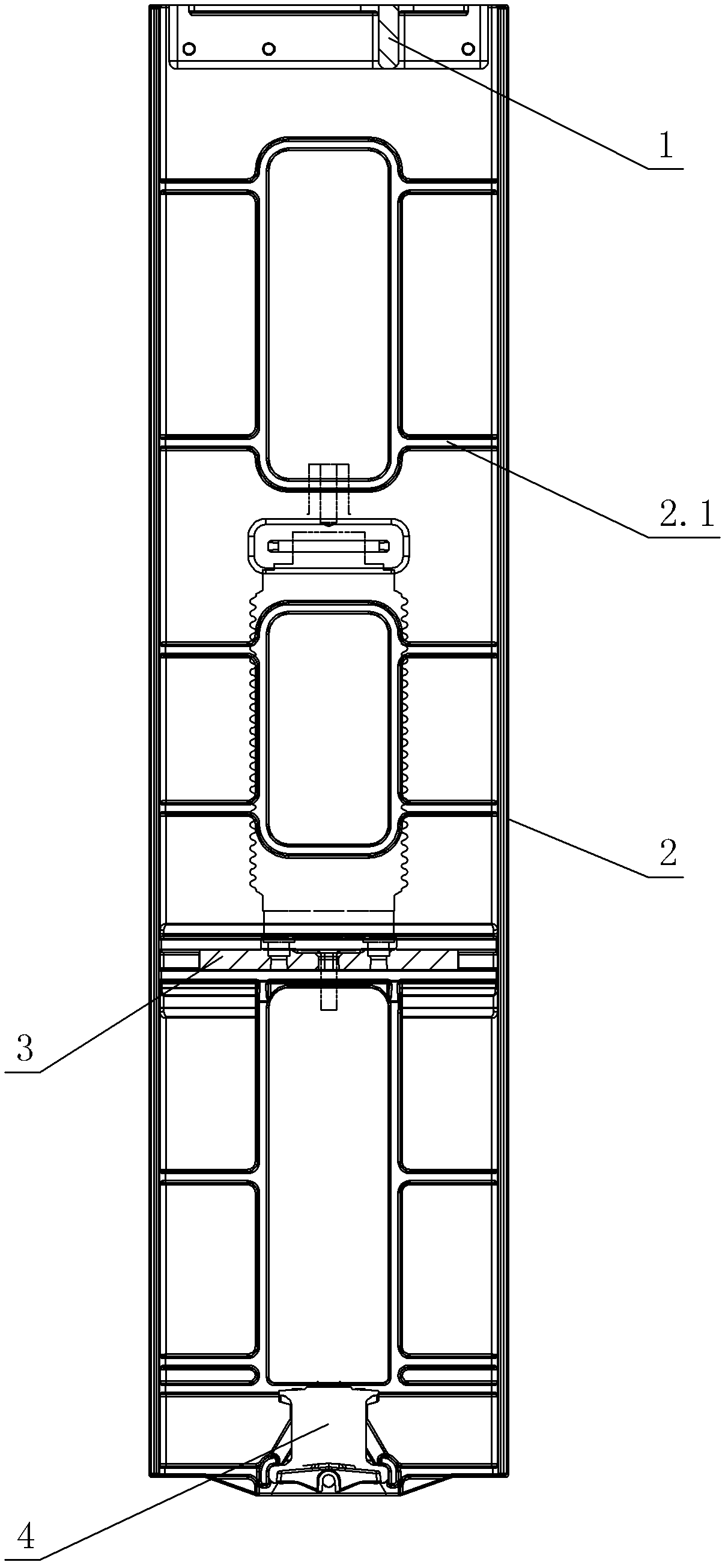 Medium voltage switch insulation support framework