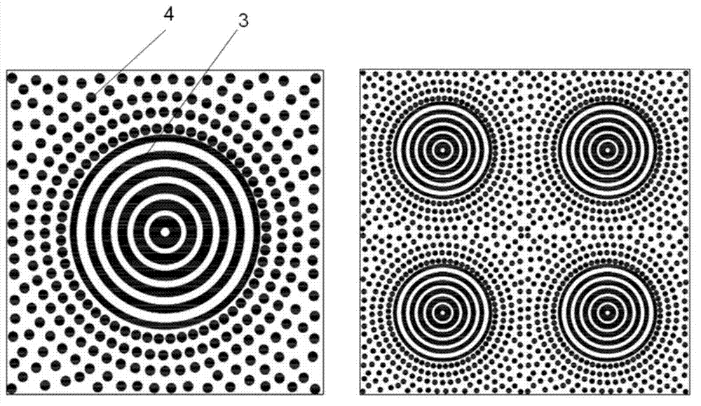 Diffusion plate with dot-matrix diffusion structures and backlight module utilizing same