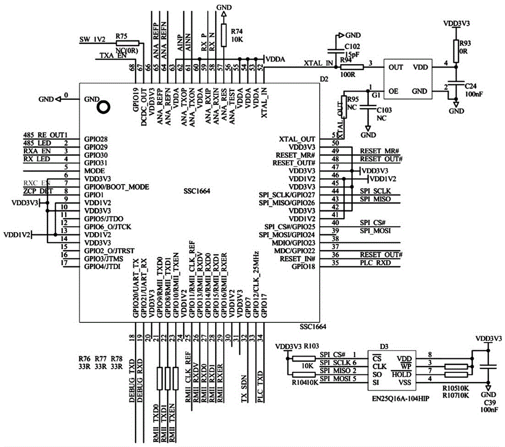 Medium voltage broadband power line carrier communication circuit