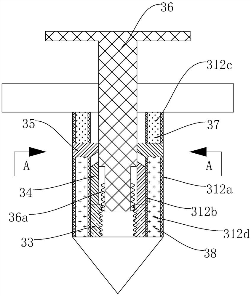 A slope protection device and method for an open-pit mine dump