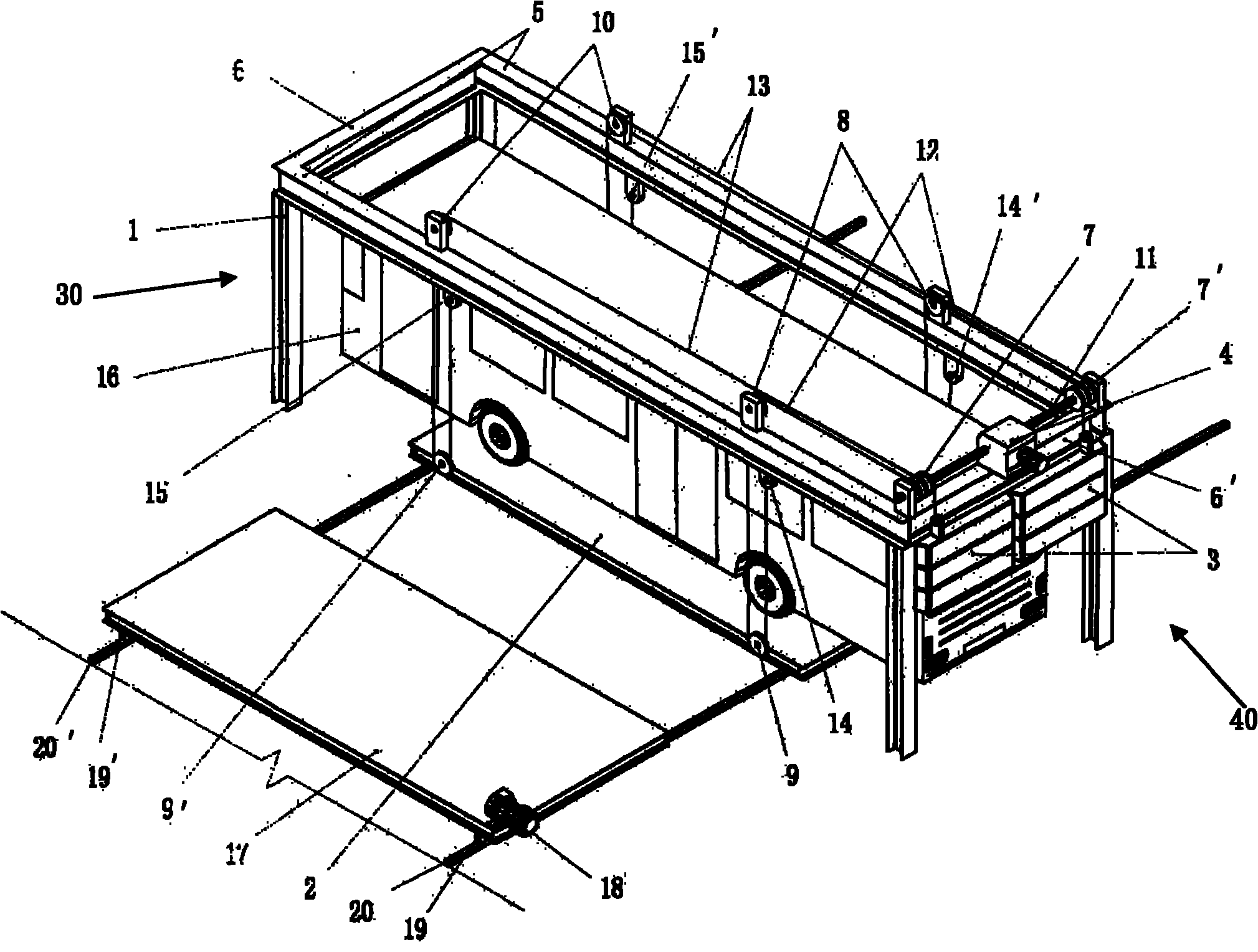 Intelligent stereoscopic parking system for motorbuses