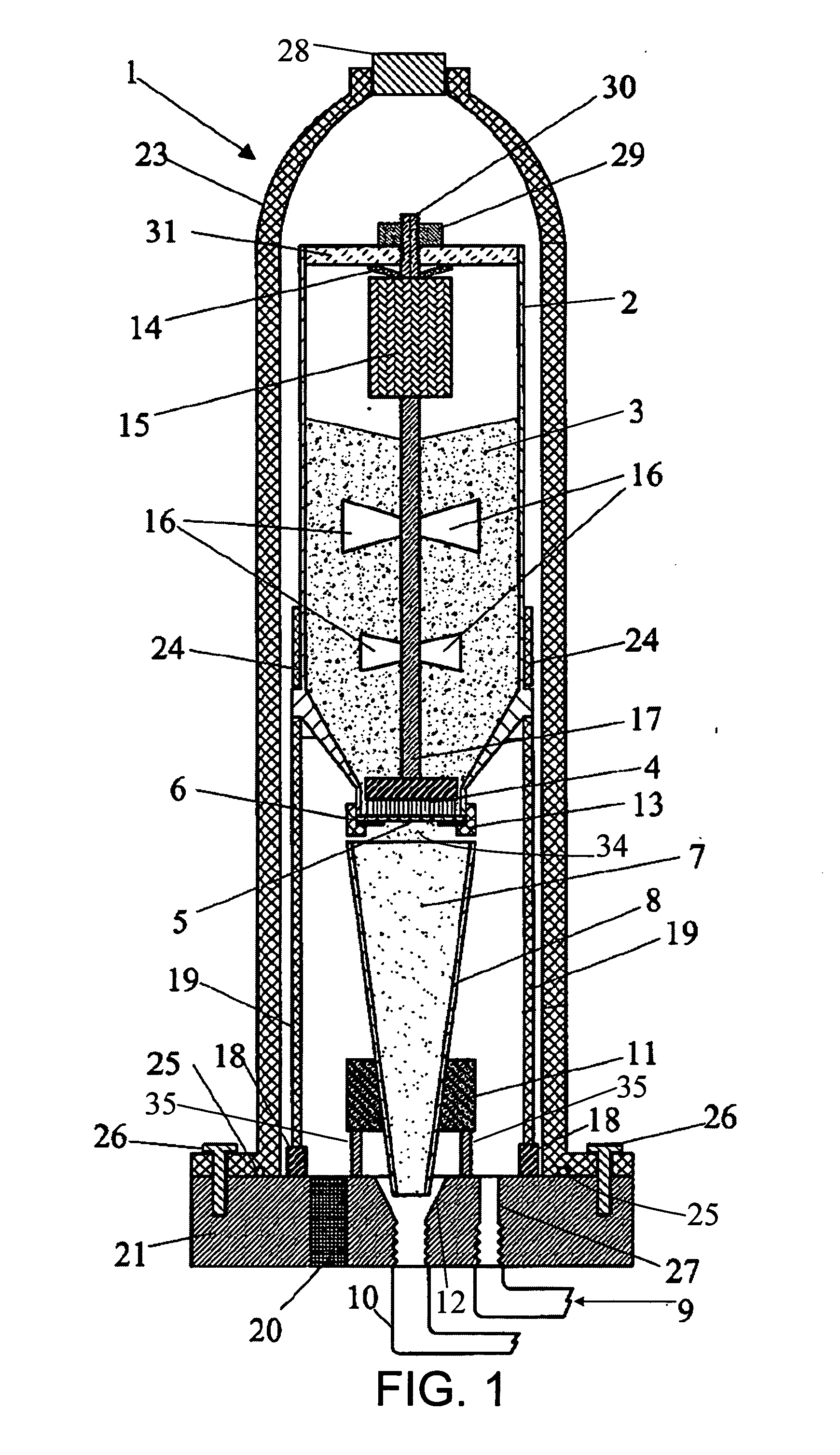 Brush-sieve powder-fluidizing apparatus for feeding nano-size and ultra-fine powders