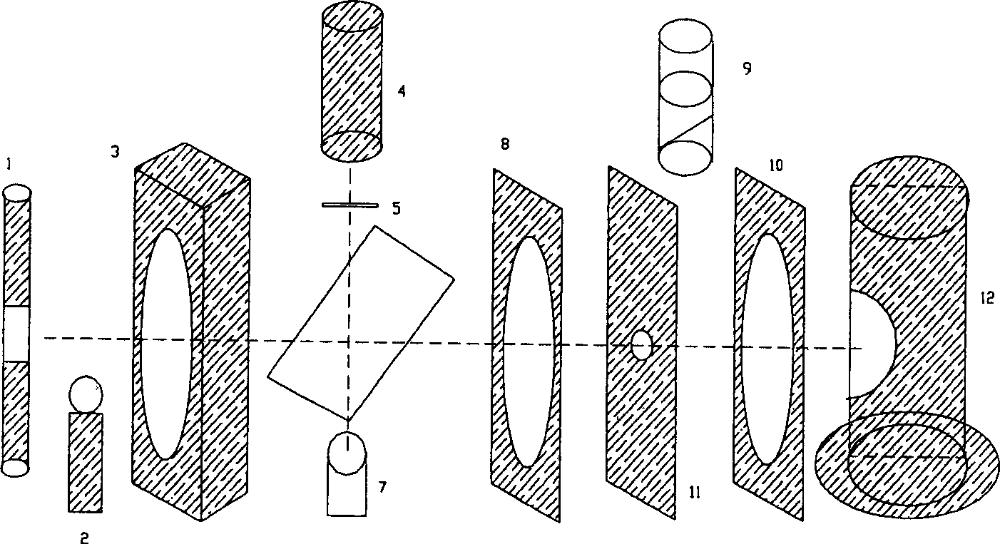 Laser induced fluorescence detector