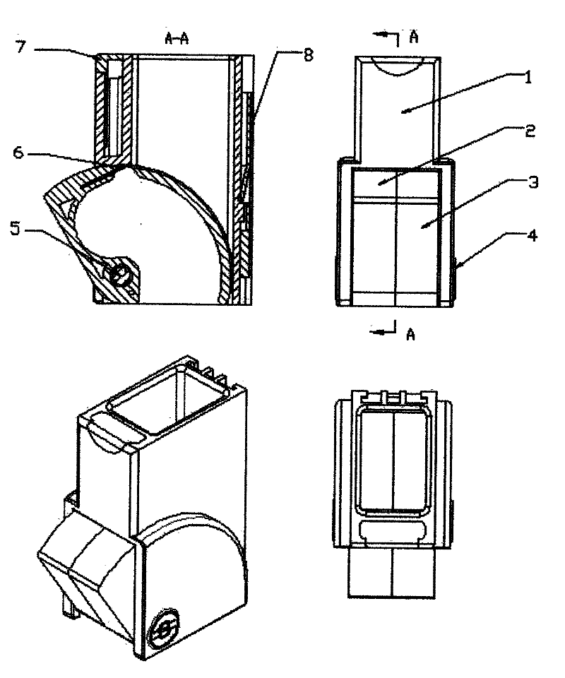 Toilet soap slicing device