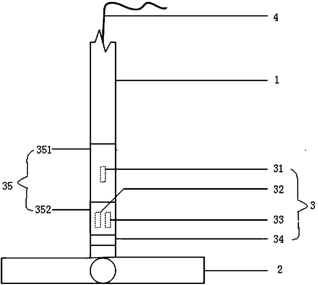 Cross-shaped full flow feeler inspection probe used for marine ultra-soft soil in-situ test