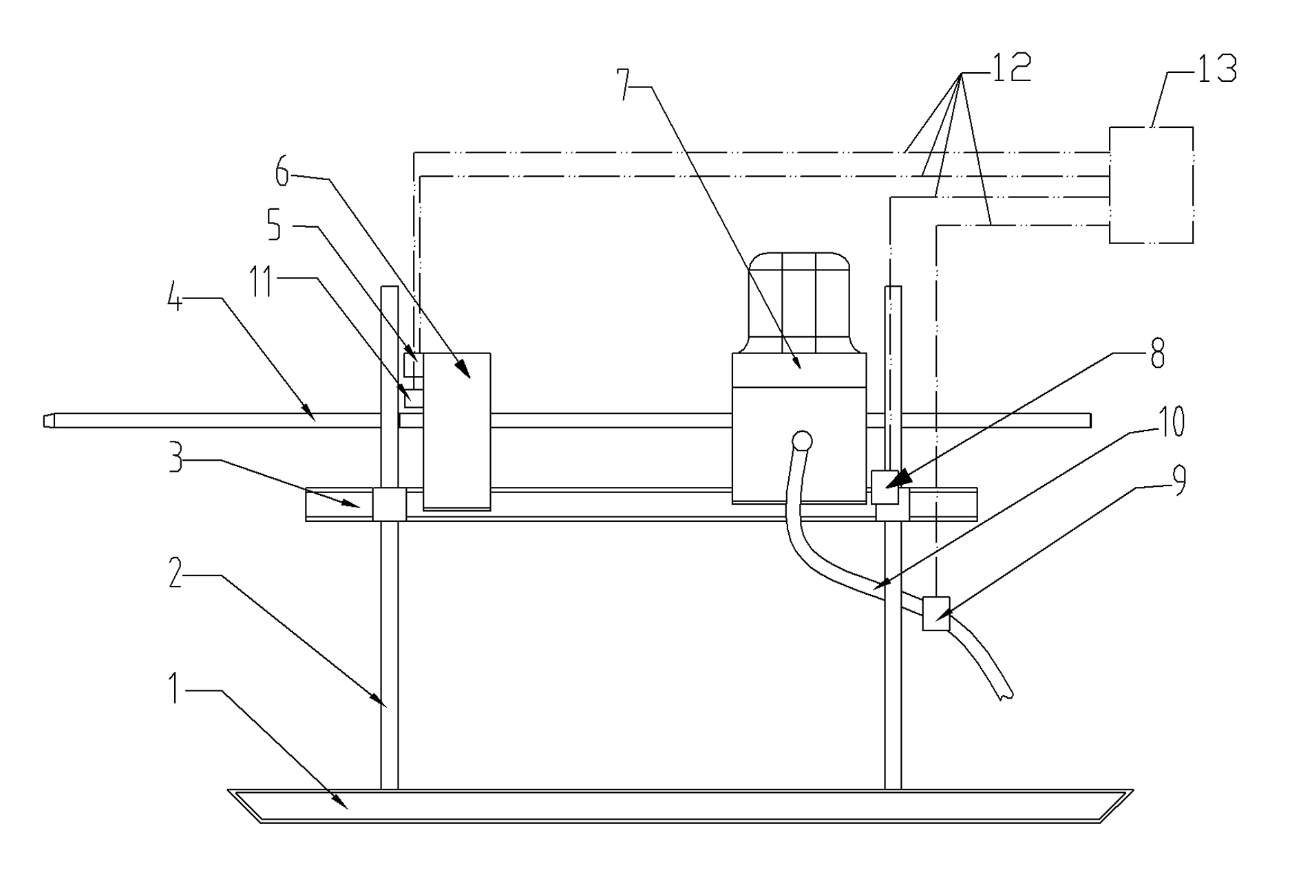 Mine drilling machine