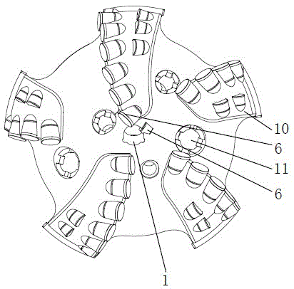 Suction type drill bit for micro core taking drilling