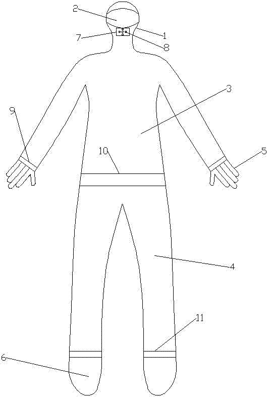 A kind of textile fabric clothes with antistatic function and antistatic method thereof