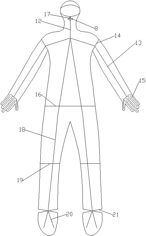 A kind of textile fabric clothes with antistatic function and antistatic method thereof