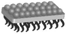 Novel organic-inorganic hybrid sheet Janus heat conducting filler and preparation method thereof