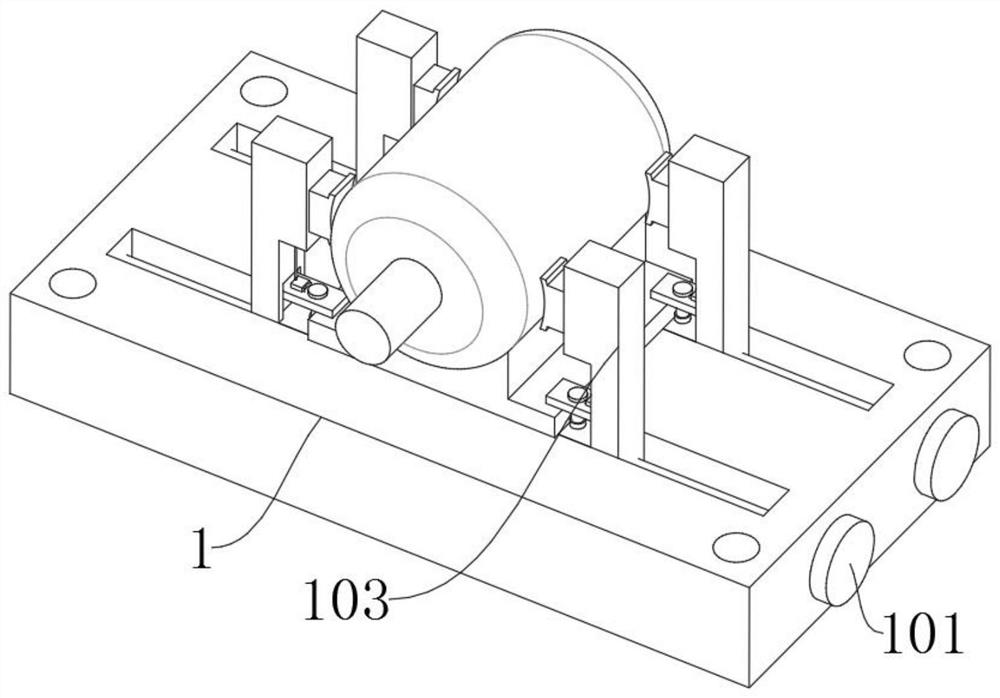 New energy automobile driving motor suspension structure