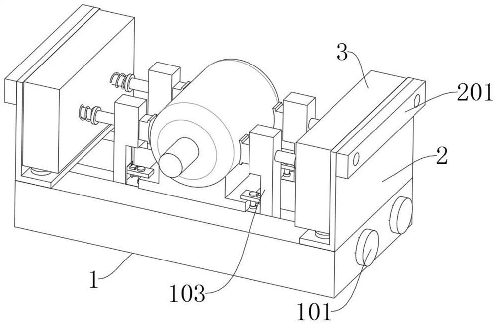 New energy automobile driving motor suspension structure