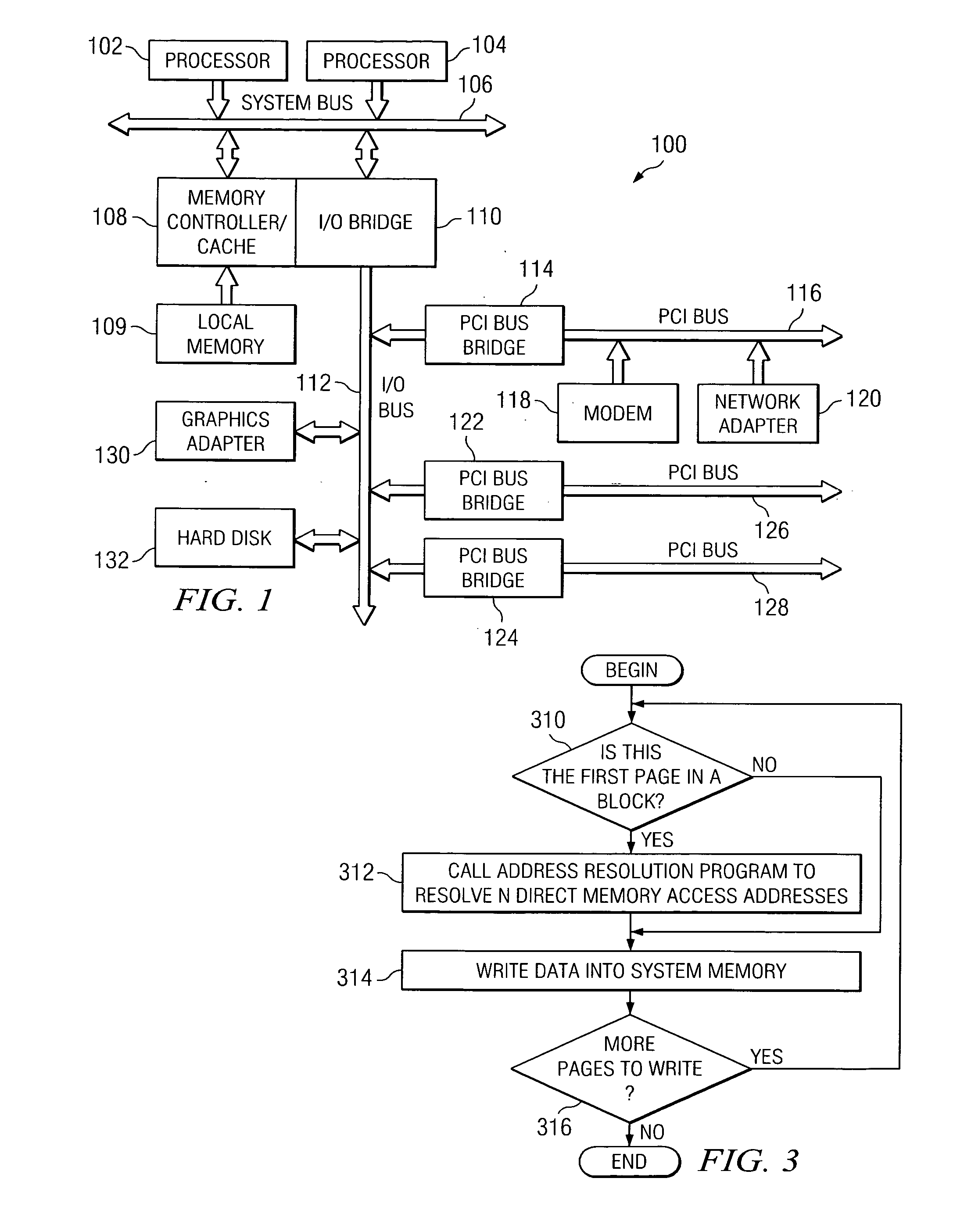 Method for minimizing the translation overhead for large I/O transfers