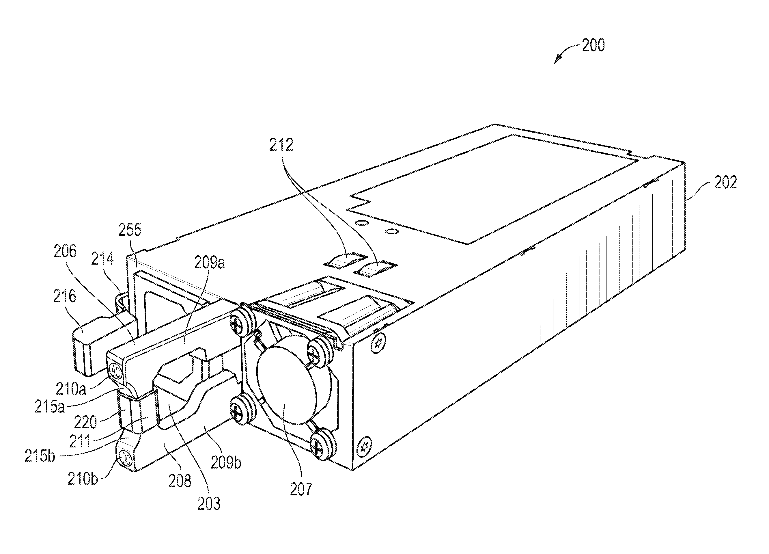 Equipment module indicator handle and methods for indicating equipment module status