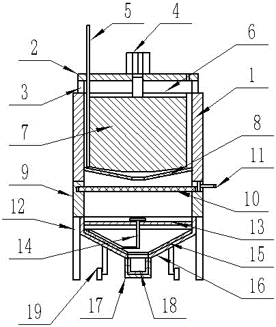 High-efficiency iron removal device for lithium battery material