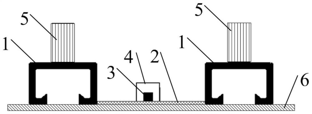 High-speed railway large-diameter shield tunnel overhead line system channel construction method