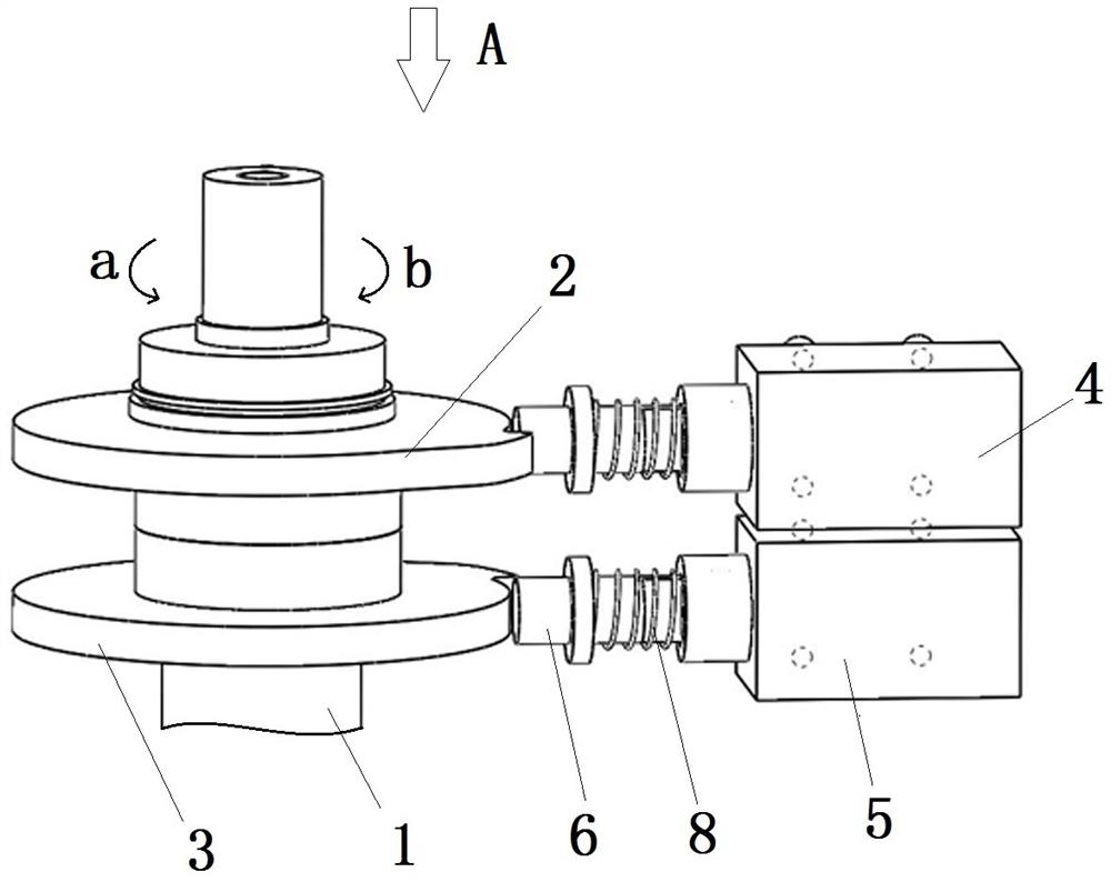 A high-voltage switch and its three-position operating mechanism