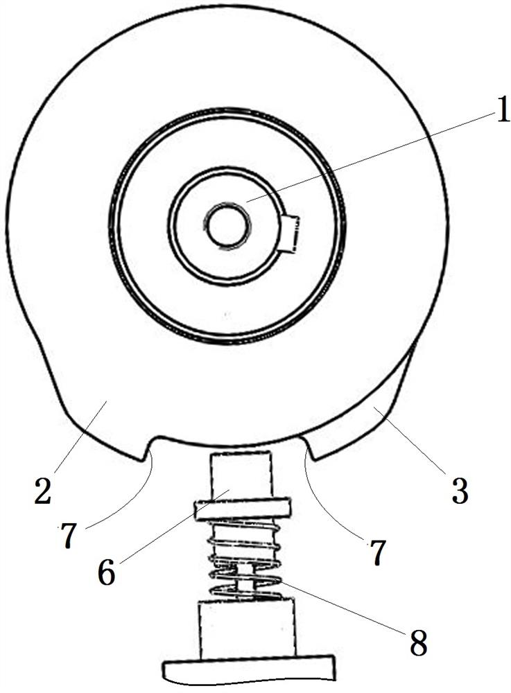 A high-voltage switch and its three-position operating mechanism