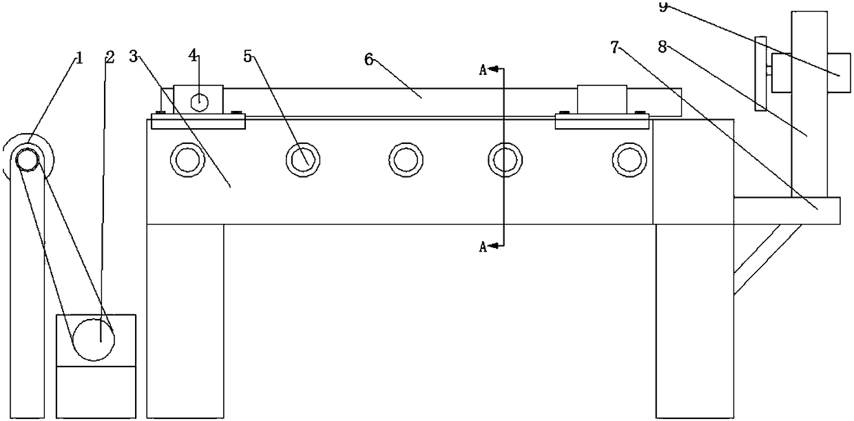 Steel pipe cutting device