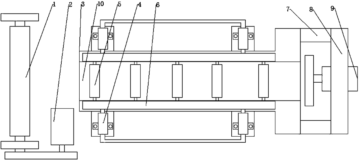 Steel pipe cutting device