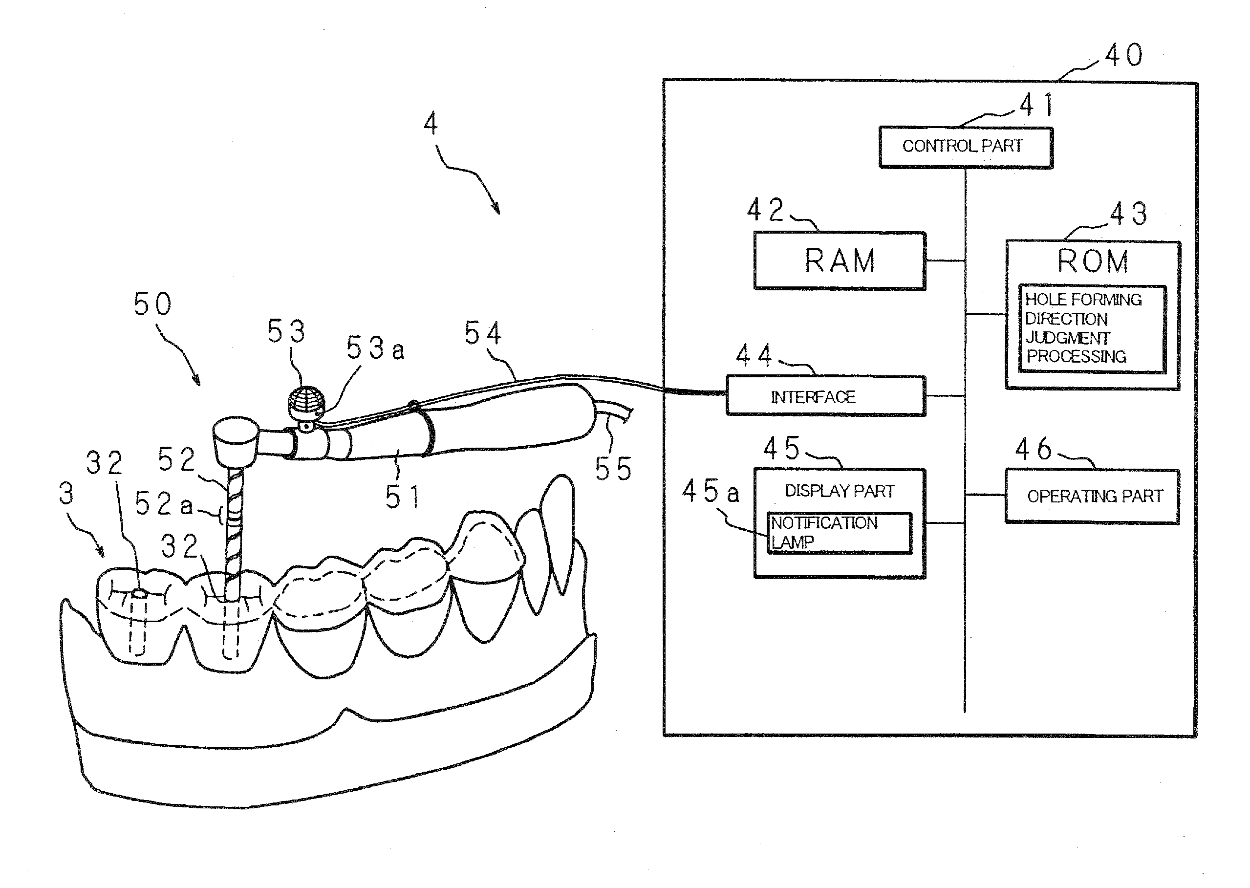 Artificial Tooth Root Implantation Position Determining Instrument, Artificial Tooth Root Implantation Position Determining Method, Guide Member Manufacturing Device, Sensor, Drill, Artificial Tooth Manufacturing Device, Computer Program, and Recording Medium