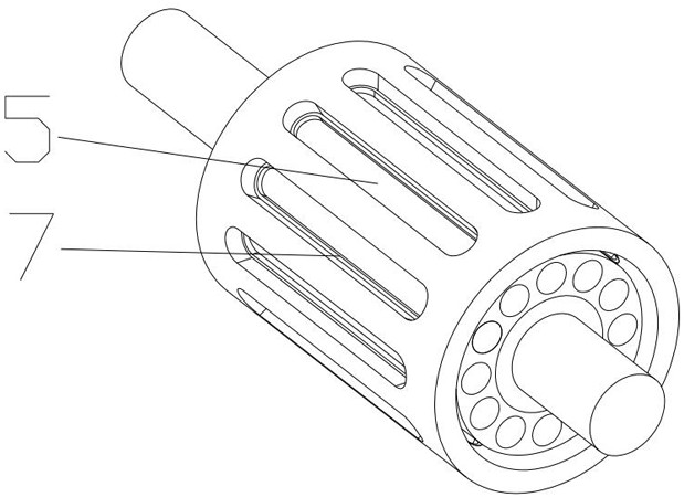 Asynchronous motor structure