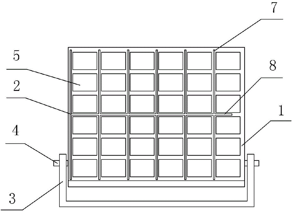 Mushroom producing frame for edible mushrooms